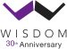 Wisdom Audio Logo with the words "30th Anniversary" underneath